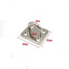 JY-MARINE Stainless Steel 316 Ceiling Hook Square Pad Eye Plate