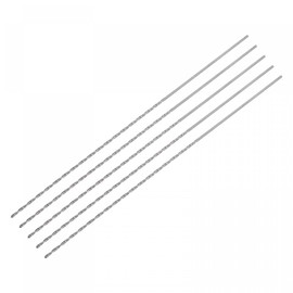 sourcing map Mini Micro Twist Drill Bits 0.9 mm High Speed Steel Straight Shank Extra Long Metal Drill Bit 100 mm for Aluminium Alloy Pack of 5