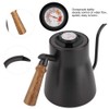 Fdit 850ml Stainless Steel Tea Kettle Drip Over Coffee Kettle
