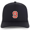 Trendy Apparel Shop Number 9 Varsity Font Embroidered 5 Panel