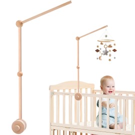 Baby Mobile Holder for Baby Cot, Adjustable Mobile Holder, Changing Table for Children's Room, Baby Cot Bell Holder, Mobile Frame for Baby Bed for Hanging Wind Chimes Bed Bell