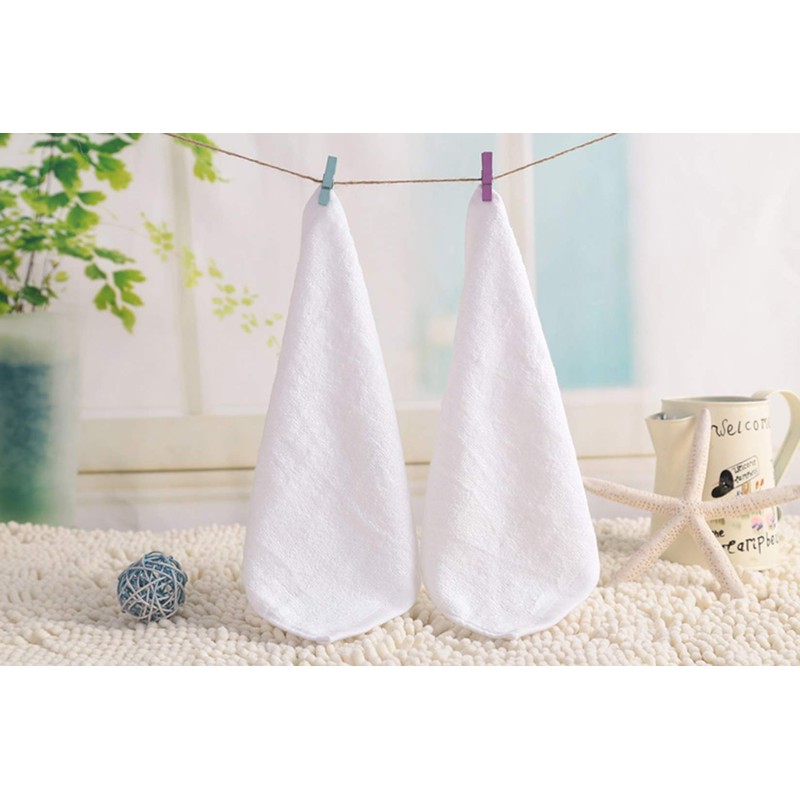 Tosnail 20 Pack 10" x 10" Ultra Soft Bamboo Fiber