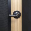 Kimberly Bay Screen Door Hardware Kit with Self-Closing Hinges, Black