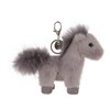 Apricot Lamb Wild Horse Soft Cuddly Keychain, Plush Toys Stuffed