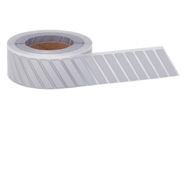 FREEBLOSS 11 Yards 0.98" Wide High Visibility Reflective Heat Transfer Vinyl Tape Silver Reflective Iron on Tape for Clothing Fabric Webbing Trim (Slash Pattern)