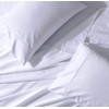 Abripedic 22 Inch Deep Pocket Solid White Queen 300TC Sheet