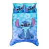Colchas Concord Edredón Matrimonial Lavable C/fundas Stitch Azul Concord