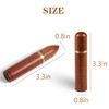 4 Pack Portable Wooden Toothpick Holder for Cinnamon Toothpicks Mini