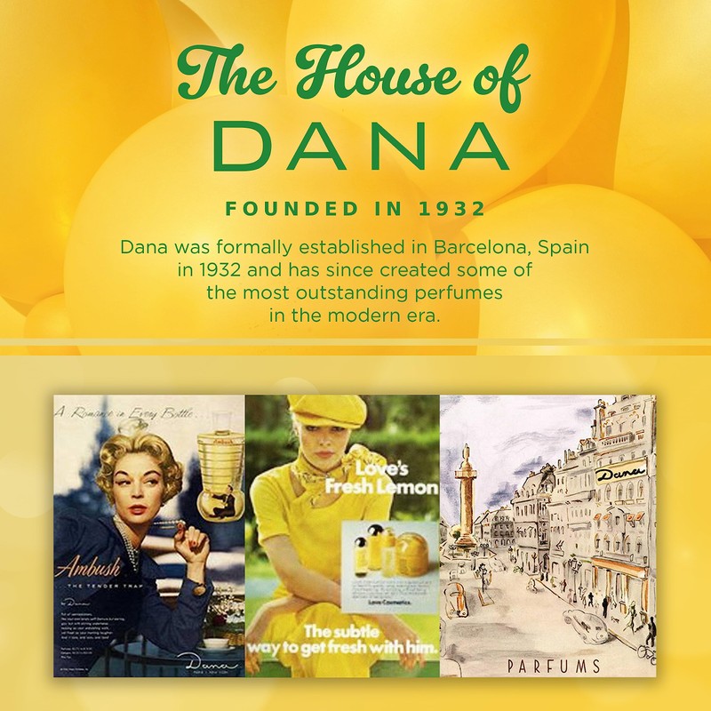 Dana Love's Fresh Lemon Cologne Mist 1.5 Fl. Oz. Invigorating