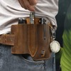 Jack&Chris Leather EDC Multitool Sheath for Belt, EDC Belt Organizer