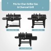 SHINESTAR Heavy Duty 8080 Grill Cover for Char-Griller 5050, 5650,