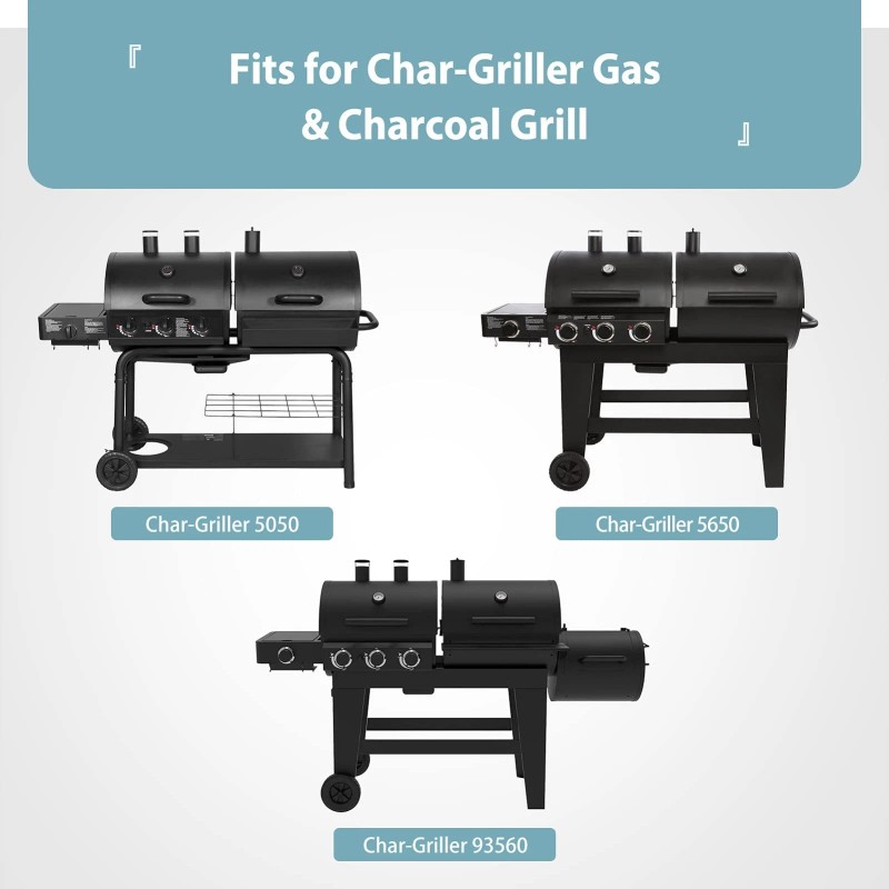 SHINESTAR Heavy Duty 8080 Grill Cover for Char-Griller 5050, 5650,