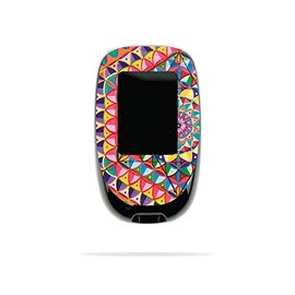MightySkins Skin Compatible with Accu-Chek Nano - Rainbow Kaleidoscope | Protective, Durable, and Unique Vinyl Decal wrap Cover | Easy to Apply, Remove, and Change Styles | Made in The USA