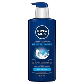 NIVEA MEN Crema Corporal Humectante Revitalizante, 500 ml  Hidratación Profunda y Energizante para hombre                                             