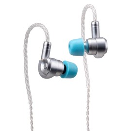 HIFIXAUDIO TINHIFI T2 MKIII 2DD Double Dynamic Driver In-Ear Monitor, All Aluminum Alloy Lightweight Hi-Fi Earphone, Wired Earbuds with Detachable 3.5mm MMCX Cable for Gaming Audiophile (Pearl Silver)