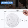JIYIZO 12" Microwave Turntable Plate, Glass Tray Replacement