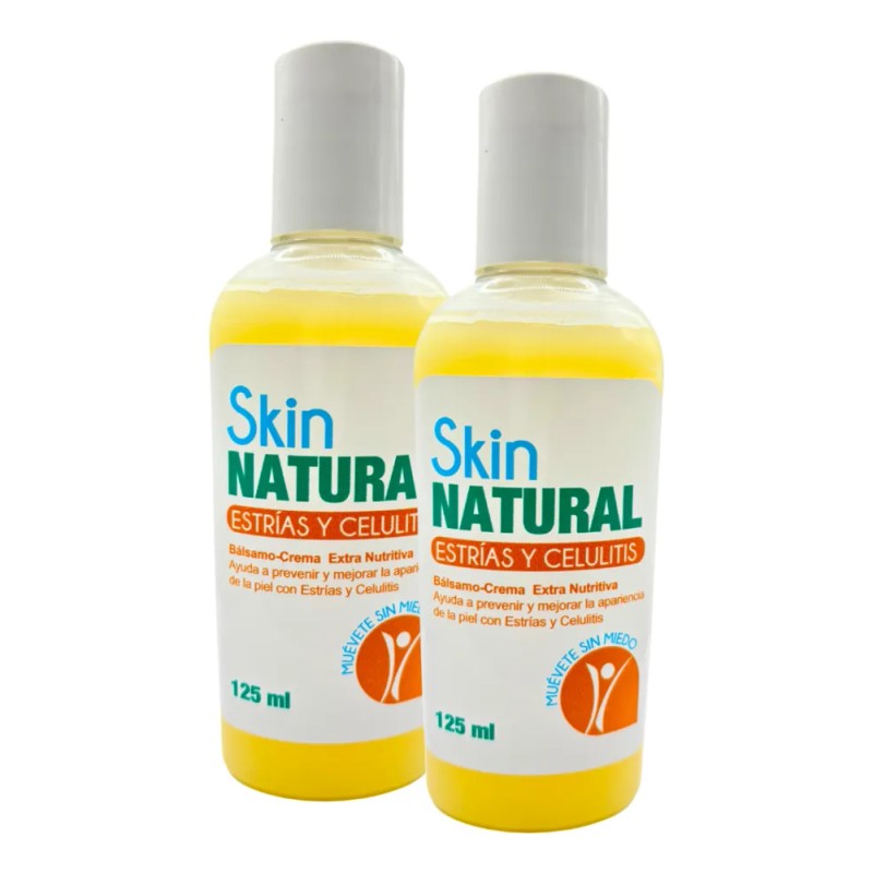 Kit 2 Piezas Anti Estrías Y Celulitis 125ml Skin Natural