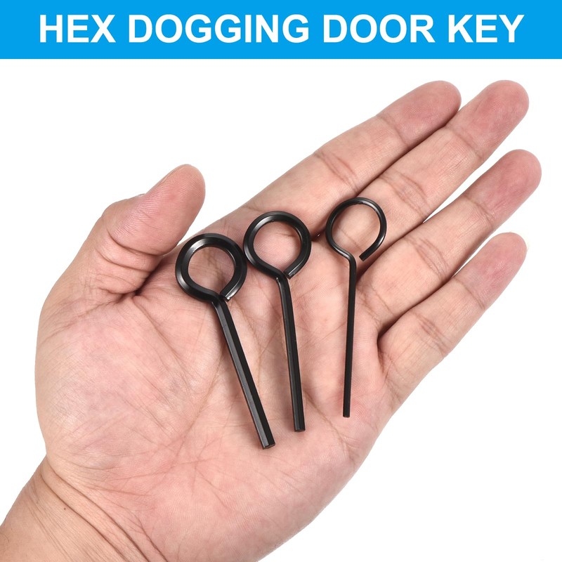 PATIKIL 5/64" Standard Hex Dogging Key, 6 Pack Solid Steel