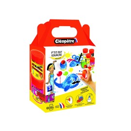 Cleopatre PGN80PX6 Set of 6 Pots Nefertari Gouache Paint 50 ml