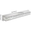ZUZITO Modern Bathroom Light Fixtures Over Mirror 30 inch Crystal