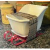 Natural Elements New! Natural Elements Christmas Sleigh Serving Bowl Holiday
