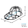 Belca CW-BKE Laundry Storage, Cap Washer, Width 9.1 x Depth