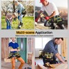 Tool Belt, 27-Pockets Tool Belts for Men Work Belt Pouch