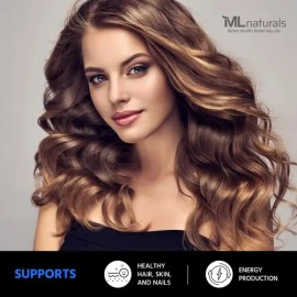 Ml Naturals Biotina 10000 Mcg 360 Cápsulas                                                                                                            