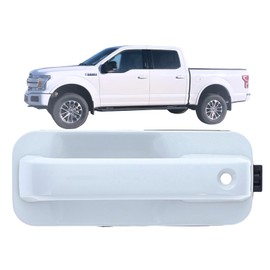 APA Replacement White Exterior Door Handle for 2015-2020 F150 2017-2020 Super Duty Front Driver Left LH Side