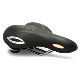 Selle Royal Unisex Lookin Relaxed Stracciatella Bicycle Saddle, Black, 260 x 228 mm