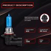 SHENKENUO 2x 9005/HB3 Halogen 100W 12V Headlight Bulb Hi Beam