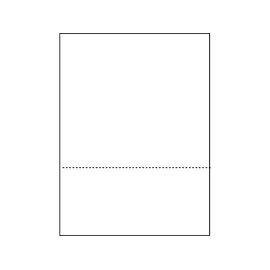 Domtar?é Custom-Perforated Sheet, 8 1/2" x 11", White, 500 Sheets/Ream (30040/DPP851032)