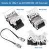 20 Conectores de Tira de Luz LED de 4 Pines