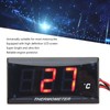 Motorcycle Digital Water Temperature Gauge Ultra Thin DC 12V LCD