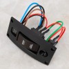 ON off ON Deluxe LED Rocker Bilge Pump Switch Panel