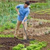 Stirrup Hoe with 76.8" Adjustable Long Handle Weed Puller Heavy