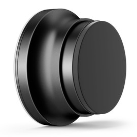Topes de puerta para pared, 1.65 x 0.9 pulgadas, protector de pared para pomo de puerta con silicona y aleación de aluminio, adhesivo y montaje de tor