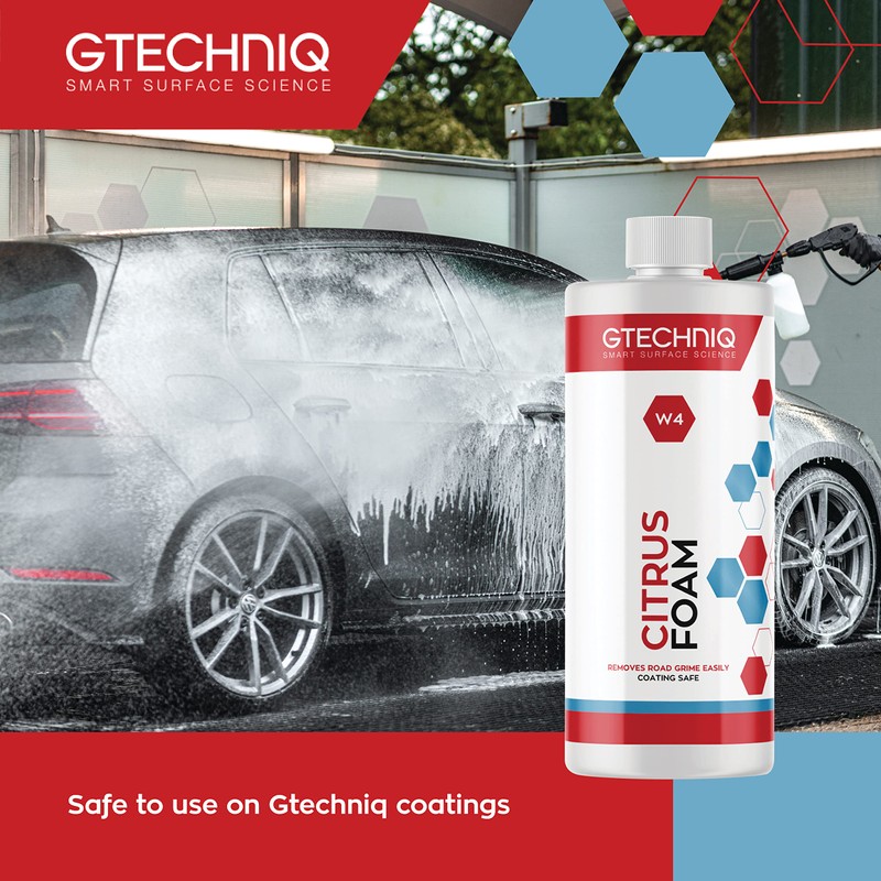 Gtechniq - W4 Citrus Foam - High Content Foaming Agent,