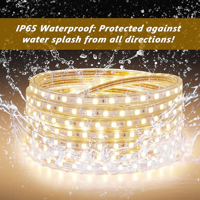 LED Strip, 5 Metres, with Switch and Plug, 220V 5050