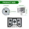 5PCS WB03X25796 Gas Cooktop Knob Fits for ge Profile Stove