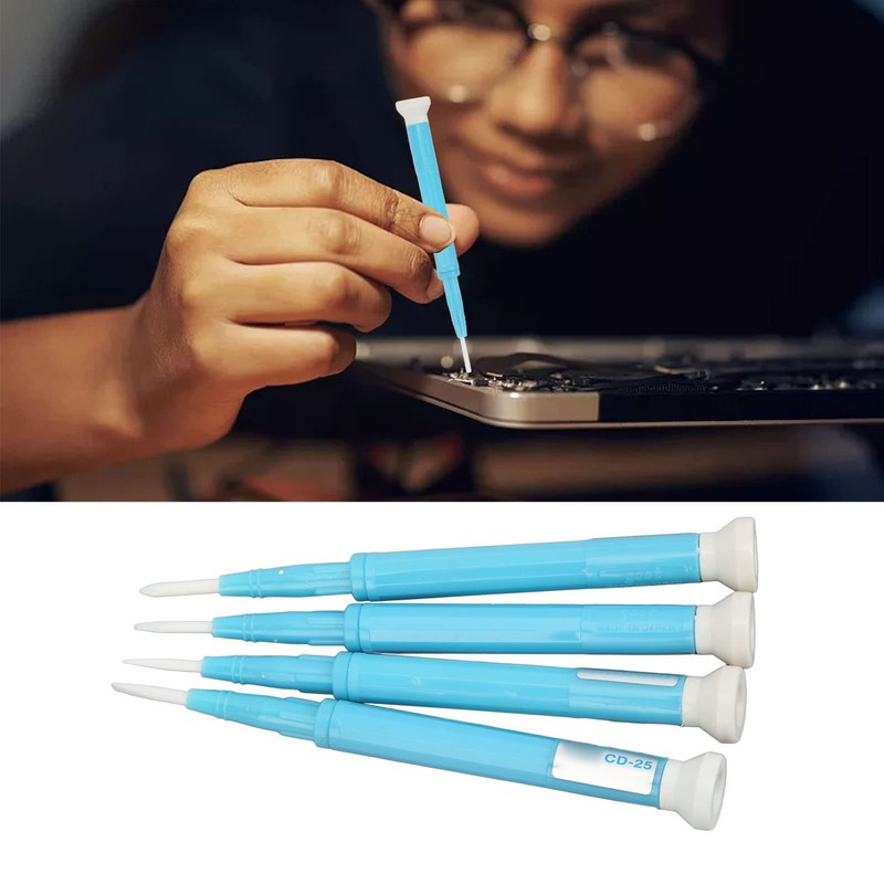 Uadme Ceramic Cross Screw Driver, 4pcs Slotted Screwdriver Set Adjust