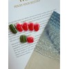 Watermelon Nail - Oval (Round) / 수박네일 - 오벌(둥근)