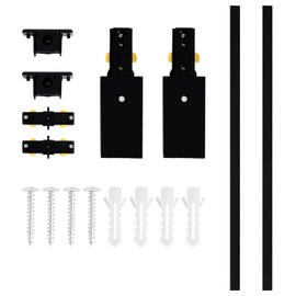 VANoopee 6.6FT H Track Lighting Rails Kit, Black