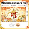 Mocsicka Fall for Jesus Backdrop Fall Christian Religion Banner Maple