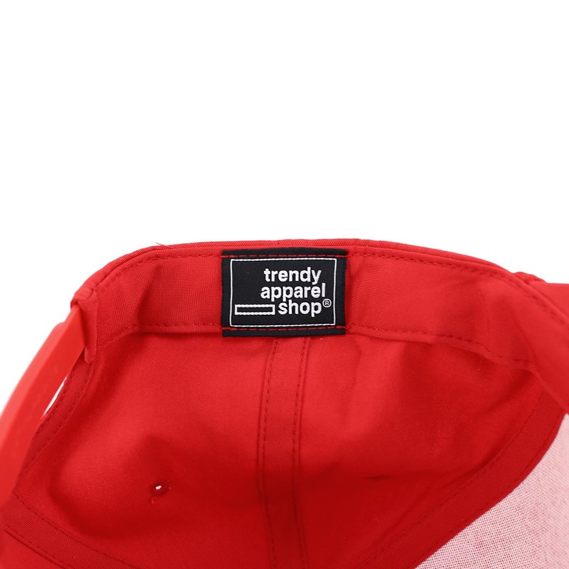 Trendy Apparel Shop Oversized XXL Classic 5 Panel Flatbill Rope