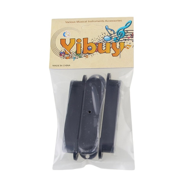 Yibuy 3pcs Plastic Single Coil Pickup Cover for Electric Guitar