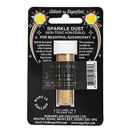 Sugarflair Non-Edible Sparkle Dust, Ultimate Gold, 2 g