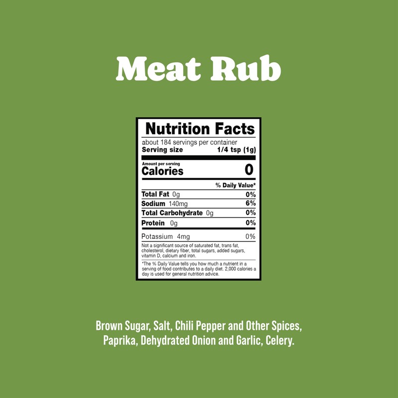 Rufus Teague Meat Rub, 2 Pack, Premium Barbecue Seasoning &