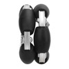 48mm Double Aluminum Alloy Omni Directional Wheel Loading 3kg for