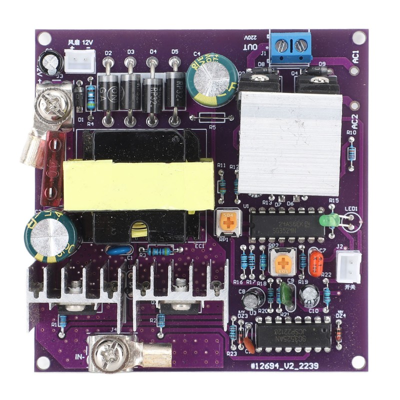 Inverter Module 300W 50Hz Correction Sine Wave DC12V Input AC180‑220V